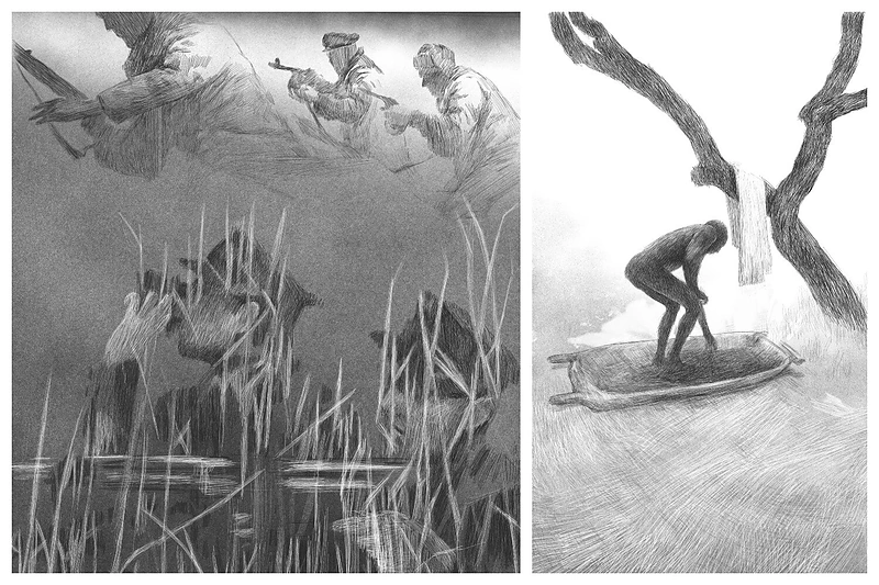 Viltės Žumbakytės piešiniai / Organizatorių nuotr.