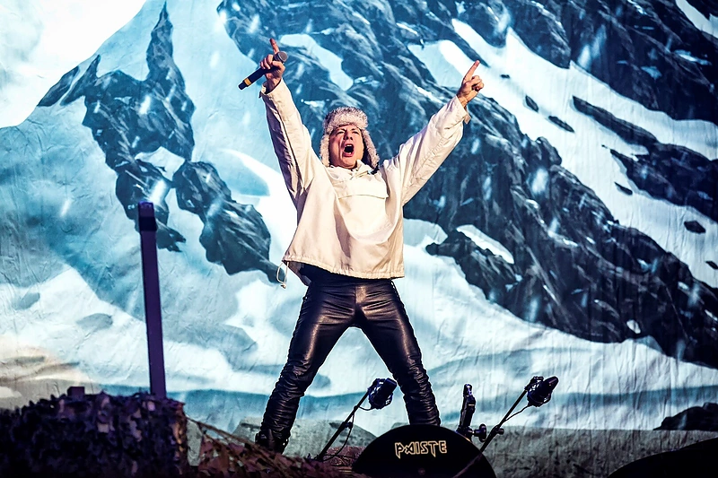 Akimirka iš „Iron Maiden“ koncerto/Vida Press nuotr.