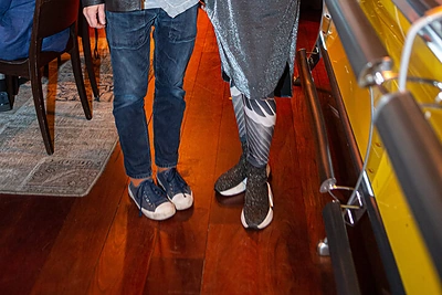 Menininkė Julija Janus ir režisierius Stasys Baltakis