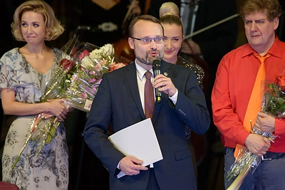 Dirigento Martyno Staškaus 50-mečio jubiliejaus koncertas / M. Aleksos nuotr.