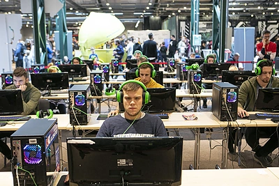 Žaidimų festivalis „GameOn 2019“/Pauliaus Peleckio/„ŽMONĖS Foto“ nuotr.