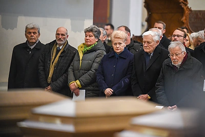 Dalia Grybauskaitė dalyvavo 1863–1864 m. sukilimo vadų ir dalyvių laidotuvėse / R. Dačkaus nuotr.