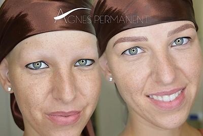 Agnės Švitinskaitės permanentinio makiažo darbai/Asmeninio archyvo nuotr.