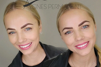 Agnės Švitinskaitės permanentinio makiažo darbai/Asmeninio archyvo nuotr.