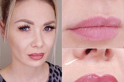 Agnės Švitinskaitės permanentinio makiažo darbai/Asmeninio archyvo nuotr.