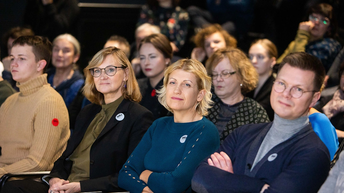 „Mo" muziejuje atidaryta paroda „Mekas mirksi geriau"/Irmanto Gelūno/„ŽMONĖS Foto“ nuotr.