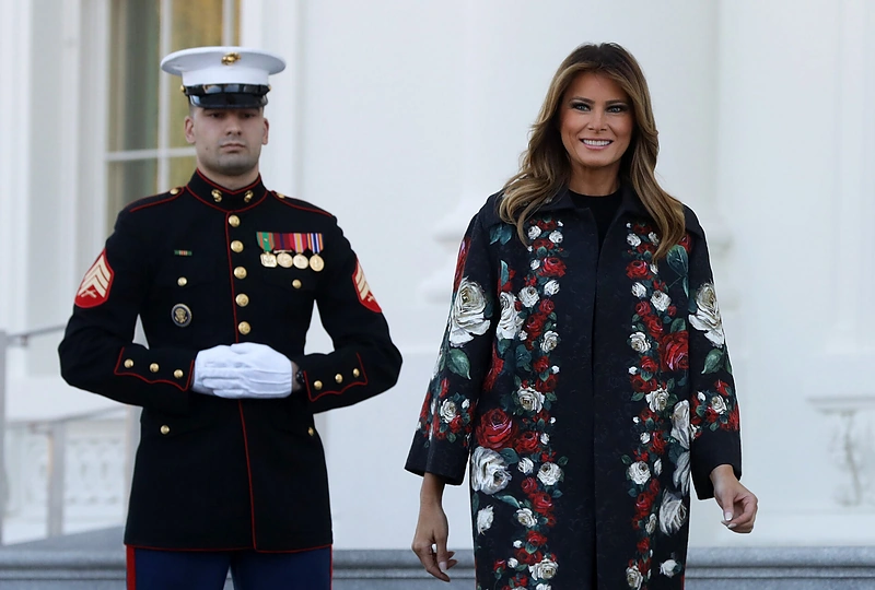 Į Baltuosius rūmus atvežta Kalėdų eglė/Scanpix nuotr.