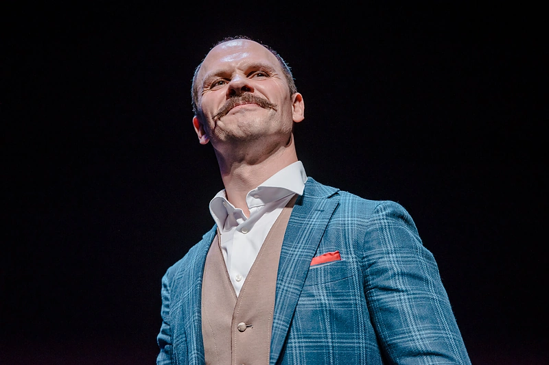 Mažojo teatro scenoje Audrius Bružas pažymėjo savo jubiliejų / D. Putino nuotr.