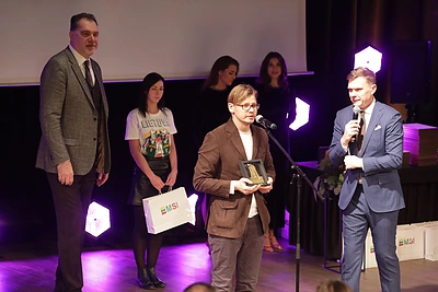 Apdovanojimų akimirka / Eriko Ovčarenko / BNS nuotr.
