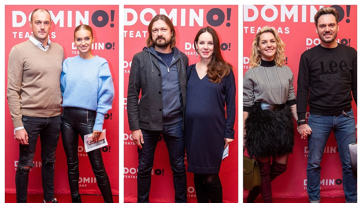 „Domino“ spektaklio premjeros svečiai/Irmanto Gelūno/„ŽMONĖS Foto“ nuotr.