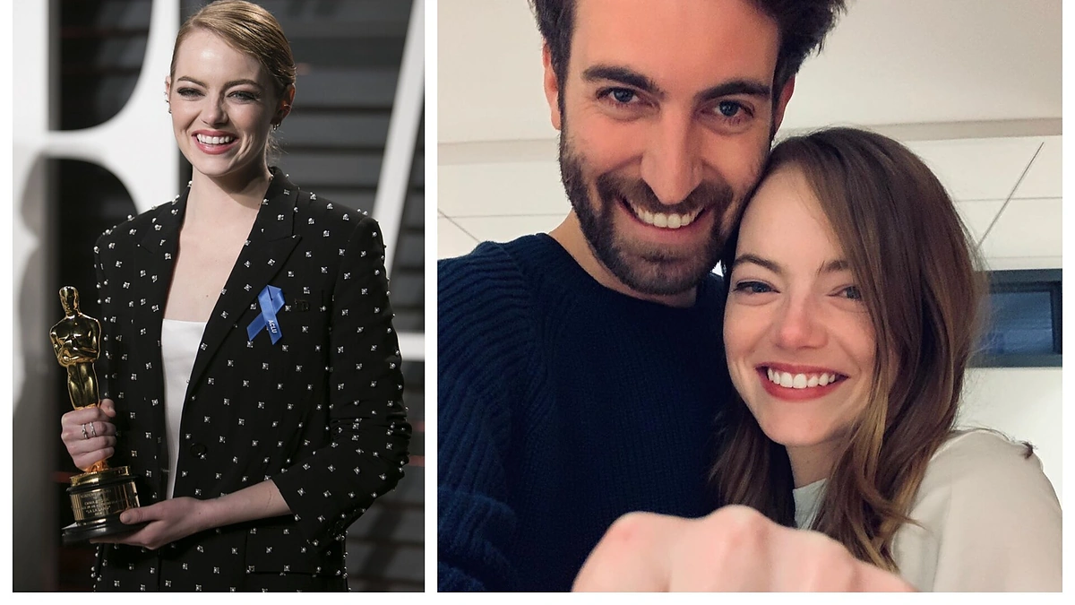 Emma Stone ir Dave'as McCary'is/ Scanpix ir socialinių tinklų nuotr.