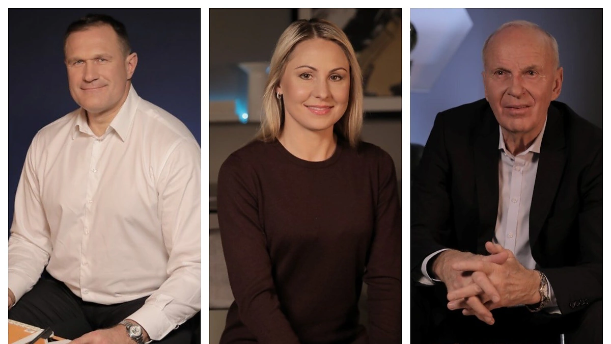 Laidos „Visi mes žmonės“ pašnekovai: Virgilijus Alekna, Laura Asadauskaitė-Zadneprovskienė ir Benjaminas Zelkevičius/A. Broko („Culture Bridge“) nuotr.