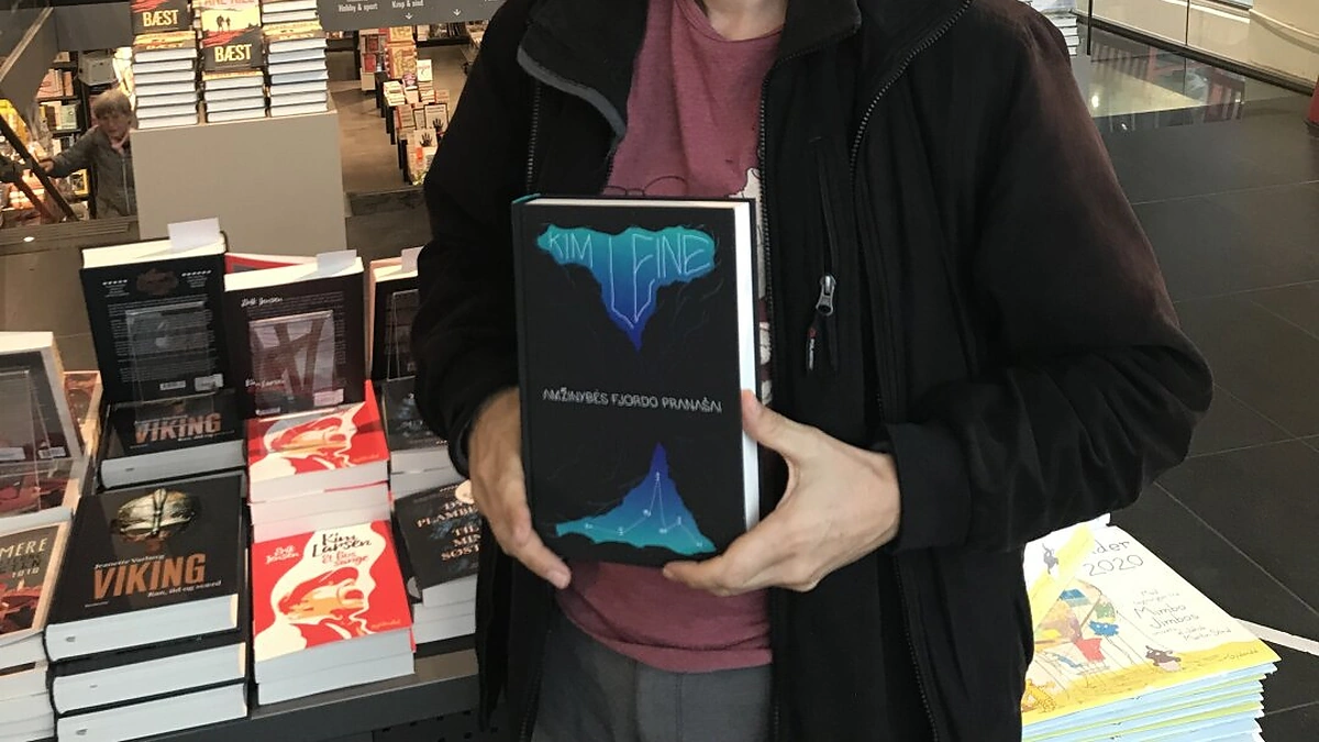 Į Vilniaus knygų mugę atvyksta skandinavų literatūros burtininkas Kimas Leine/Organizatorių nuotr.