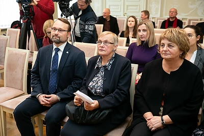 Viktorija Daujotytė-Pakerienė ir Mindaugas Kvietkauskas / Žygimanto Gedvilos / BNS nuotr.