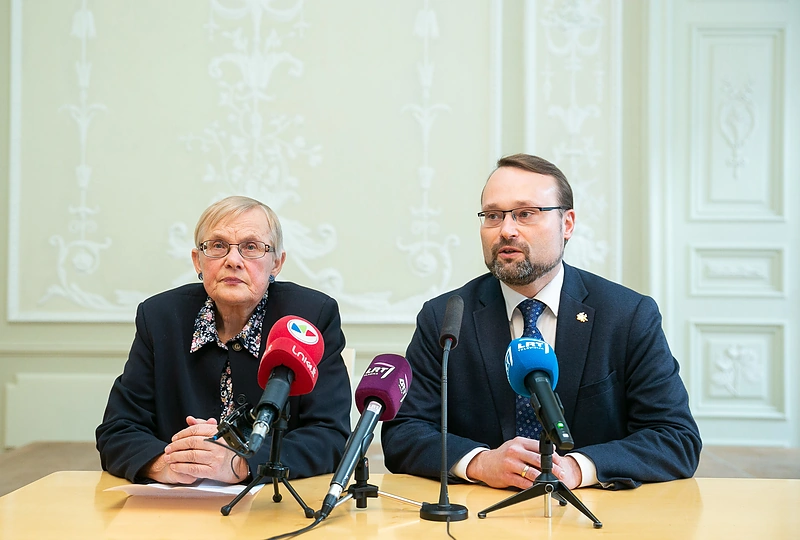 Viktorija Daujotytė-Pakerienė ir Mindaugas Kvietkauskas / Žygimanto Gedvilos / BNS nuotr.