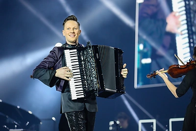 Martyno Levickio koncerto akimirka/Teodoro Biliūno/„ŽMONĖS Foto“ nuotr.