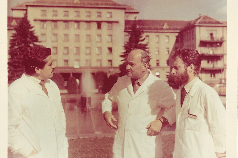 Jurgis Brėdikis su kolegomis / Asmeninio archyvo nuotr.