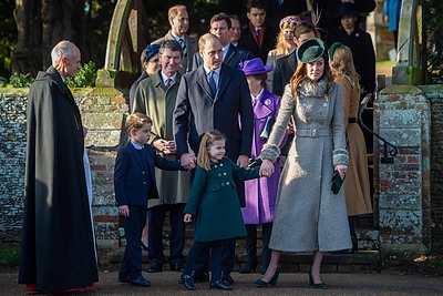 Britų karališkoji šeima lankėsi tradicinėse kalėdinėse mišiose/„Scanpix“ nuotr.