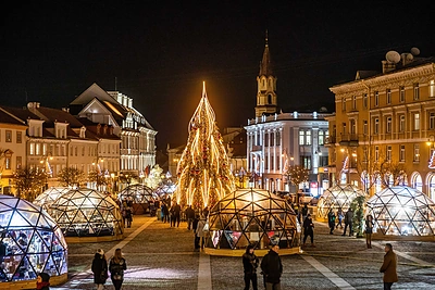 Naujų metų naktis sostinėje/Irmanto Gelūno/„ŽMONĖS Foto“ nuotr.