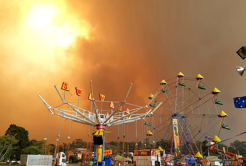 Gaisrai Australijoje/Vida Press nuotr.