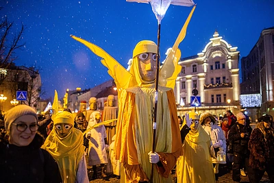 Iškilminga Trijų karalių eisena/Irmanto Gelūno/„ŽMONĖS Foto“ nuotr.