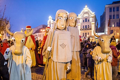 Iškilminga Trijų karalių eisena/Irmanto Gelūno/„ŽMONĖS Foto“ nuotr.