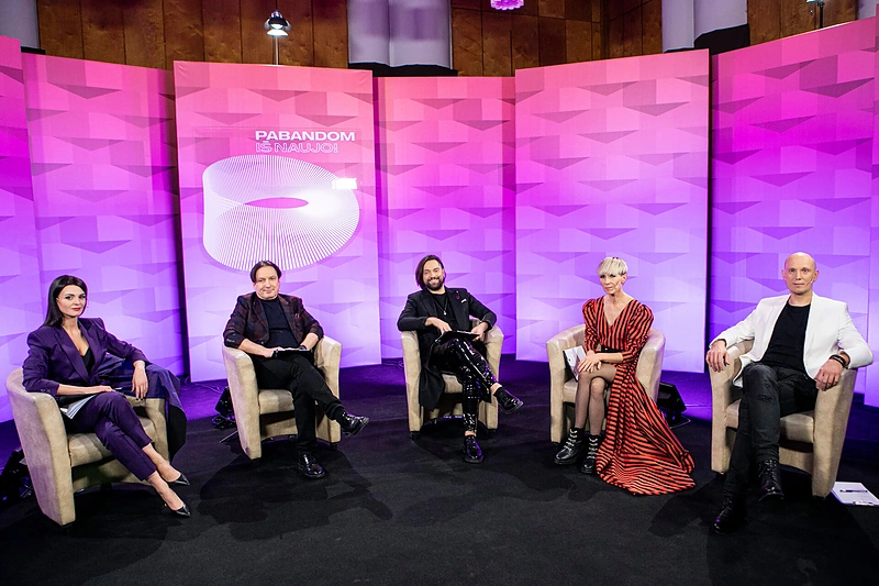 Pirmoji nacionalinės „Eurovizijos“ atrankos laida/Pauliaus Peleckio/„ŽMONĖS Foto“ nuotr.