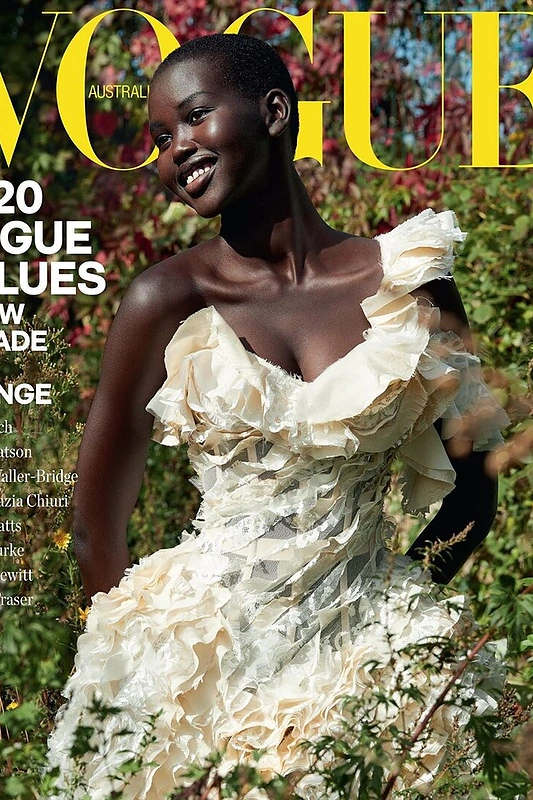 Adut – itin paklausi viršelių mergina, vien pernai modelis iš Sudano papuošė penkis įvairių šalių „Vogue“ viršelius