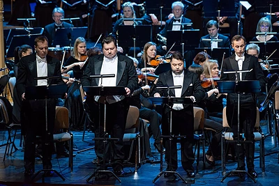 Kompozitoriaus Vidmanto Bartulio oratorija „Nelaimėlis Jobas“/LNOBT nuotr.