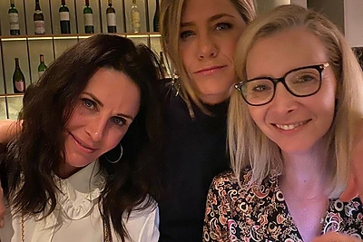 Courteney Cox, Jennifer Aniston ir Lisa Kudrow