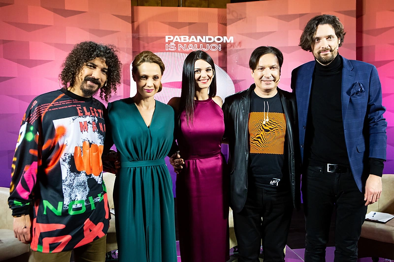 Nacionalinės atrankos į „Euroviziją“ 2-osios laidos filmavimas/Gretos Skaraitienės/„ŽMONĖS Foto“ nuotr.