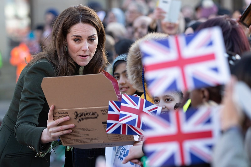 Hercogienė Catherine susitinka su gerbėjais/Vida Press nuotr.