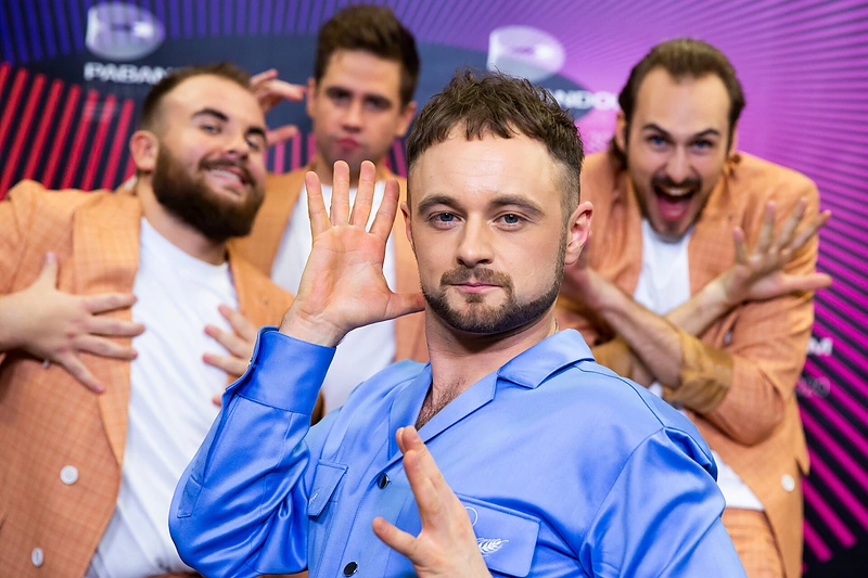 Vitalijus Špokaitis atrankos į „Euroviziją“ filmavime / Gretos Skaraitienės „Žmonės Foto“ nuotr.