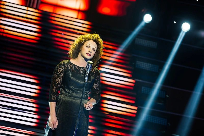 Aktorius Dominykas Vaitiekūnas „Muzikinėje kaukėje“/Dovydo Beržinio nuotr.