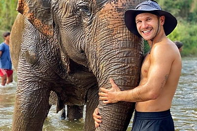 Vaido Baumilos atostogos Tailande/ Asmeninio albumo nuotr.