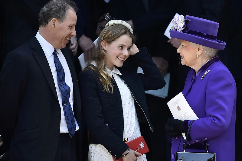 Davidas Armstrongas-Jonesas, Margarita Armstrong-Jones ir Karalienė Elizabeth II / Vida Press nuotr.