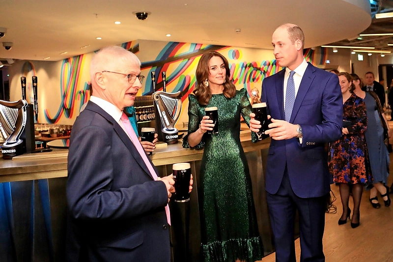 Kembridžo hercogai Williamas ir Kate lankosi Airijoje/ Vida press nuotr.