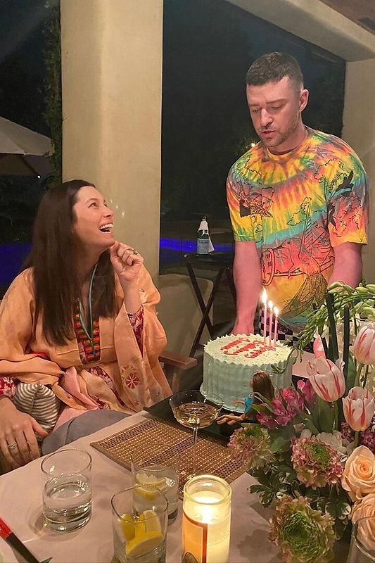 Justinas Timberlake’as ir Jessica Biel / asmeninio albumo nuotrauka