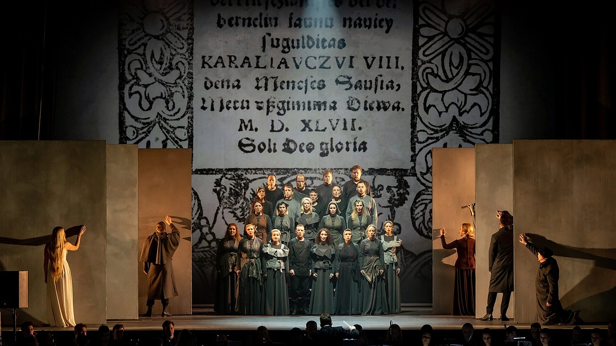 Muzikinio spektaklio „Mažvydas“ premjera/Martyno Aleksos nuotr.