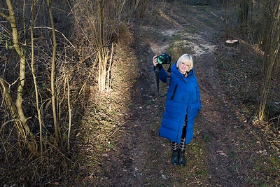 Fotografė Greta Skaraitienė vaikščioja Angelų kalvos takais/„ŽMONĖS Foto“ nuotr.