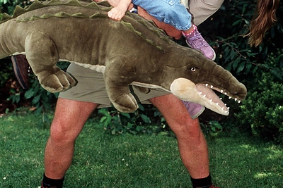 Stevas Irwinas su žmona ir dukra/Vida Press nuotr.