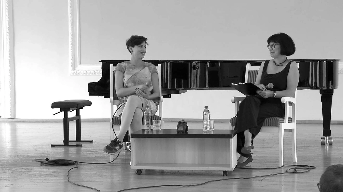 Susitikimas su Asmik Grigorian/Organizatorių nuotr.