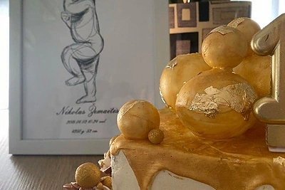 Gerdos ir Andriaus Žemaičių sūnui Nikolui 1-eri/Socialinių tinklų nuotr.