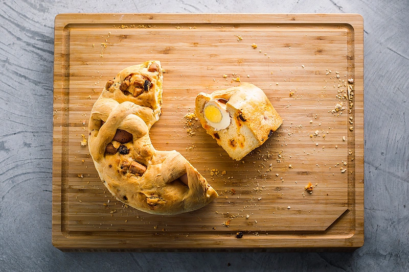 Neapolietiškas Velykinis pyragas „Casatiello“/Gardugardu.lt nuotr.