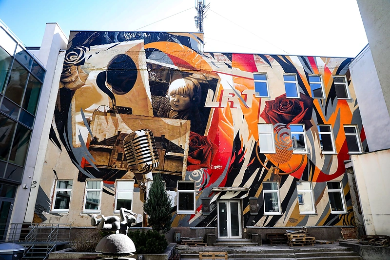 LRT 90-mečio neofreska / Teodoro Biliūno „ŽMONĖS Foto“ nuotr.