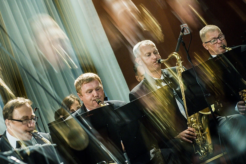 Orkestras "Trimitas“ keliasi į žiūrovų namus/D.Metvejevo nuotr.