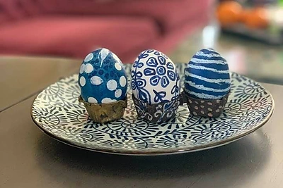 Viktorijos Jakučinskaitės margučiai/ Asmeninio albumo nuotr.