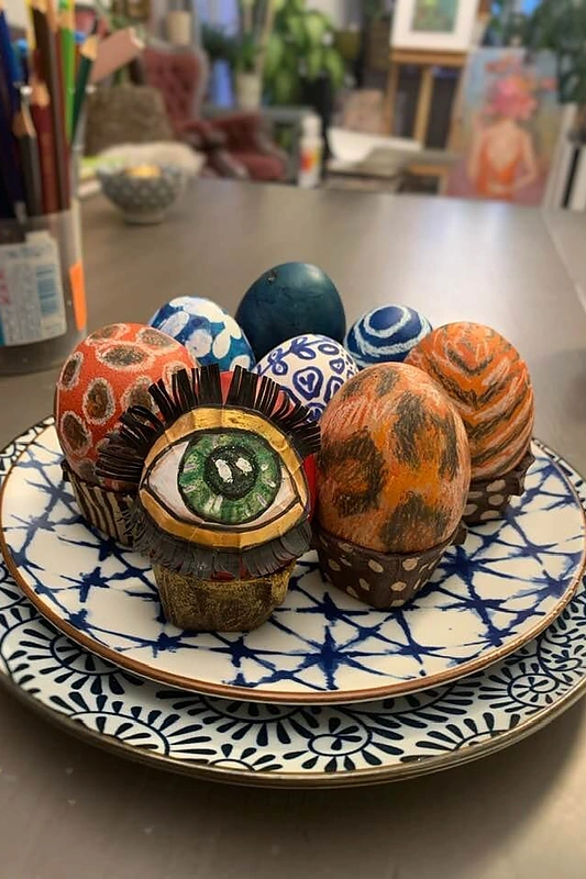 Viktorijos Jakučinskaitės margučiai/ Asmeninio albumo nuotr.