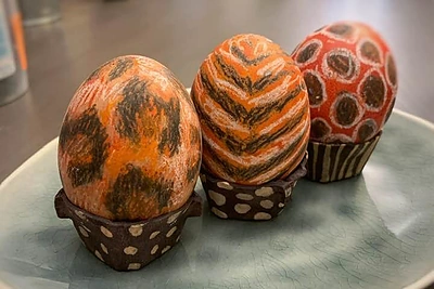 Viktorijos Jakučinskaitės margučiai/ Asmeninio albumo nuotr.