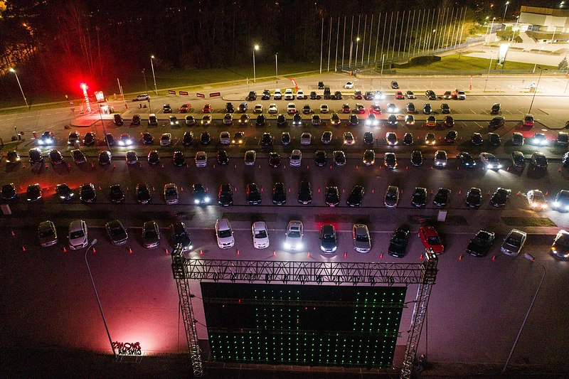 „ŽMONĖS Cinema drive-in“ Vilniuje/Irmanto Gelūno „ŽMONĖS Foto“ nuotr.